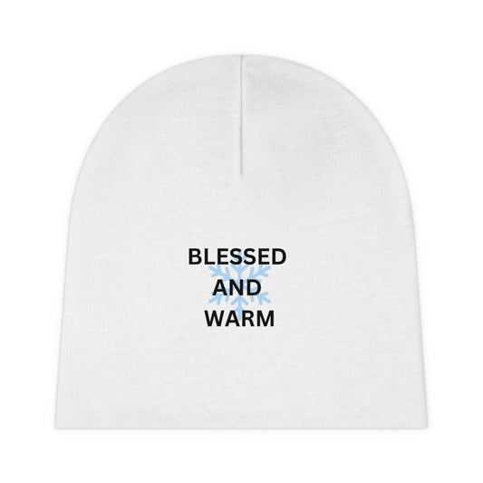 Blessed and Warm Baby Beanie - Infant Winter Hat for Newborns