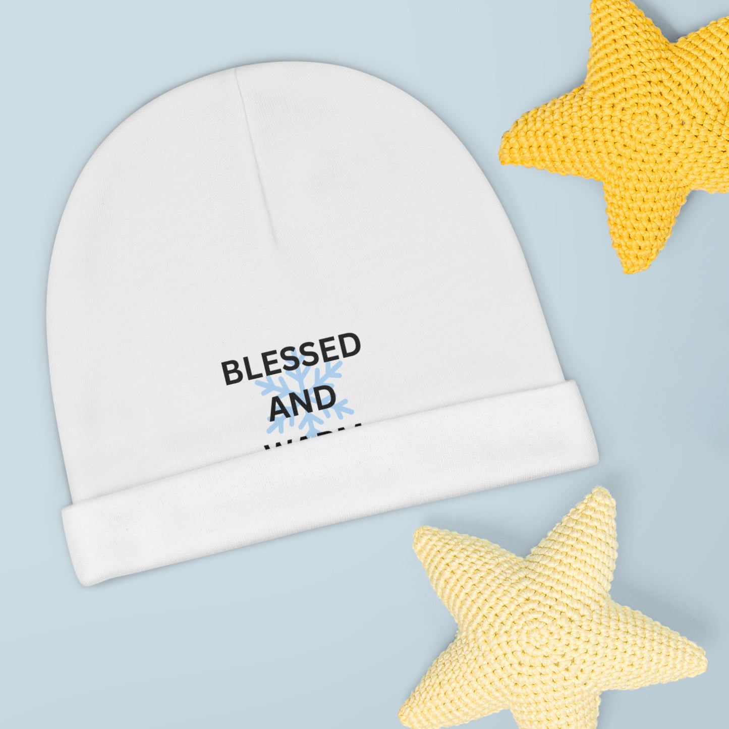 Blessed and Warm Baby Beanie - Infant Winter Hat for Newborns