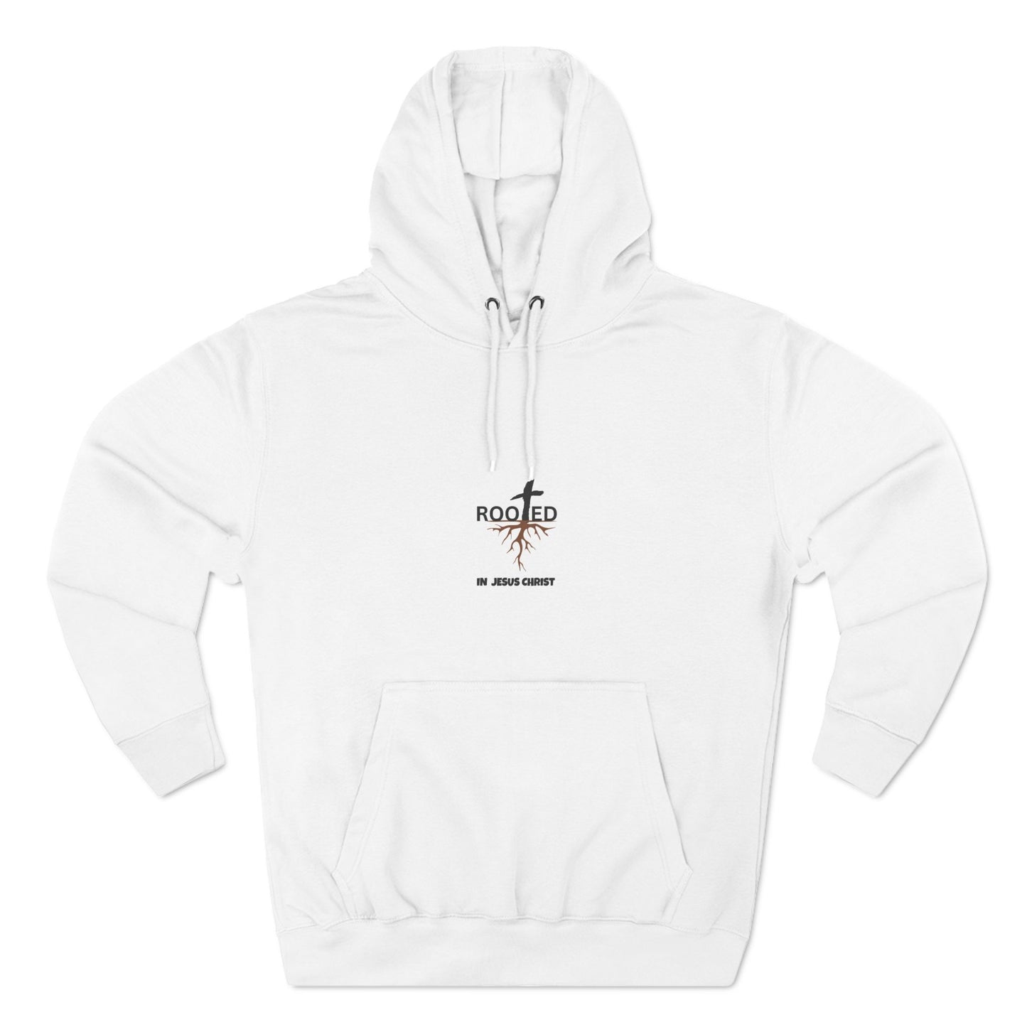 Rooted in Christ Fleece Hoodie - Cozy Faith-Inspired Apparel